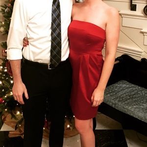 ⭐️Express Design Studio Red Tube Top Dress